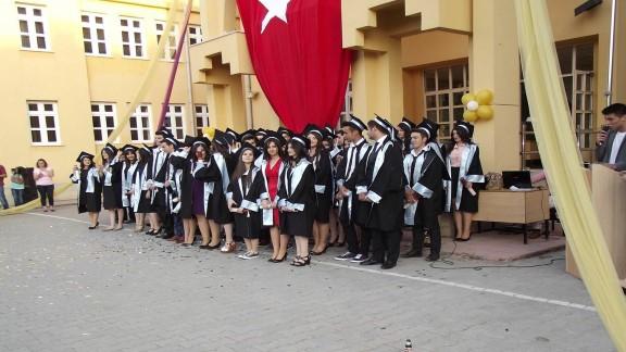 Şahika Erkurt Anadolu Lisesi 2014-2015 Eğitim Öğretim Yılı Mezuniyet Töreni Yapıldı