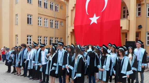 Şahika Erkurt Anadolu Lisesi 2017-2018 Eğitim Öğretim Yılı Mezuniyet Töreni Yapıldı