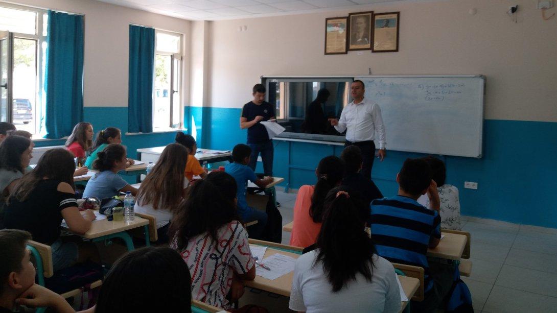 İlçe Milli Eğitim Müdürümüz Özkan FİDAN'dan Atatürk Ortaokulu'na Ziyaret