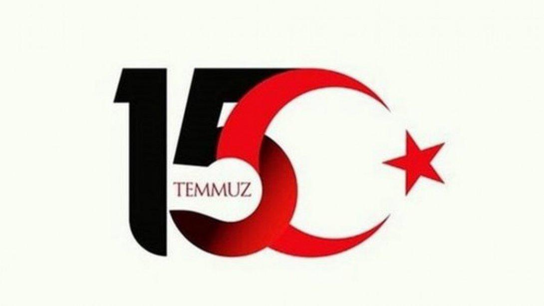 İlçe Milli Eğitim Müdürü v.  Muhammed TÜRKMEN'in 15 Temmuz Demokrasi ve Millî Birlik Günü Mesajı